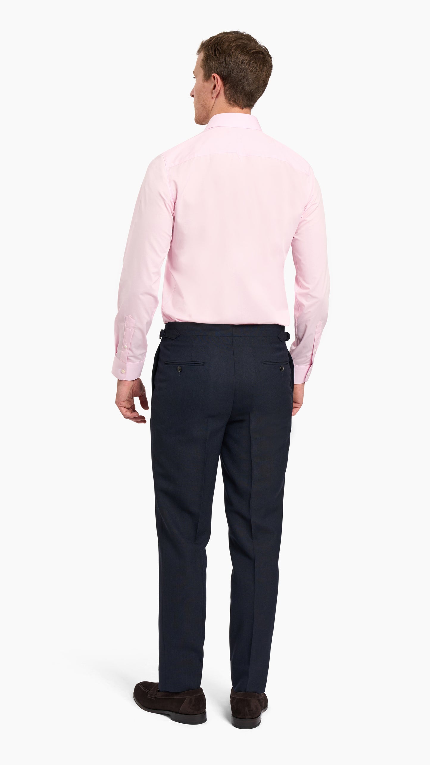 Fine Pink Twill Easy Iron Custom Shirt