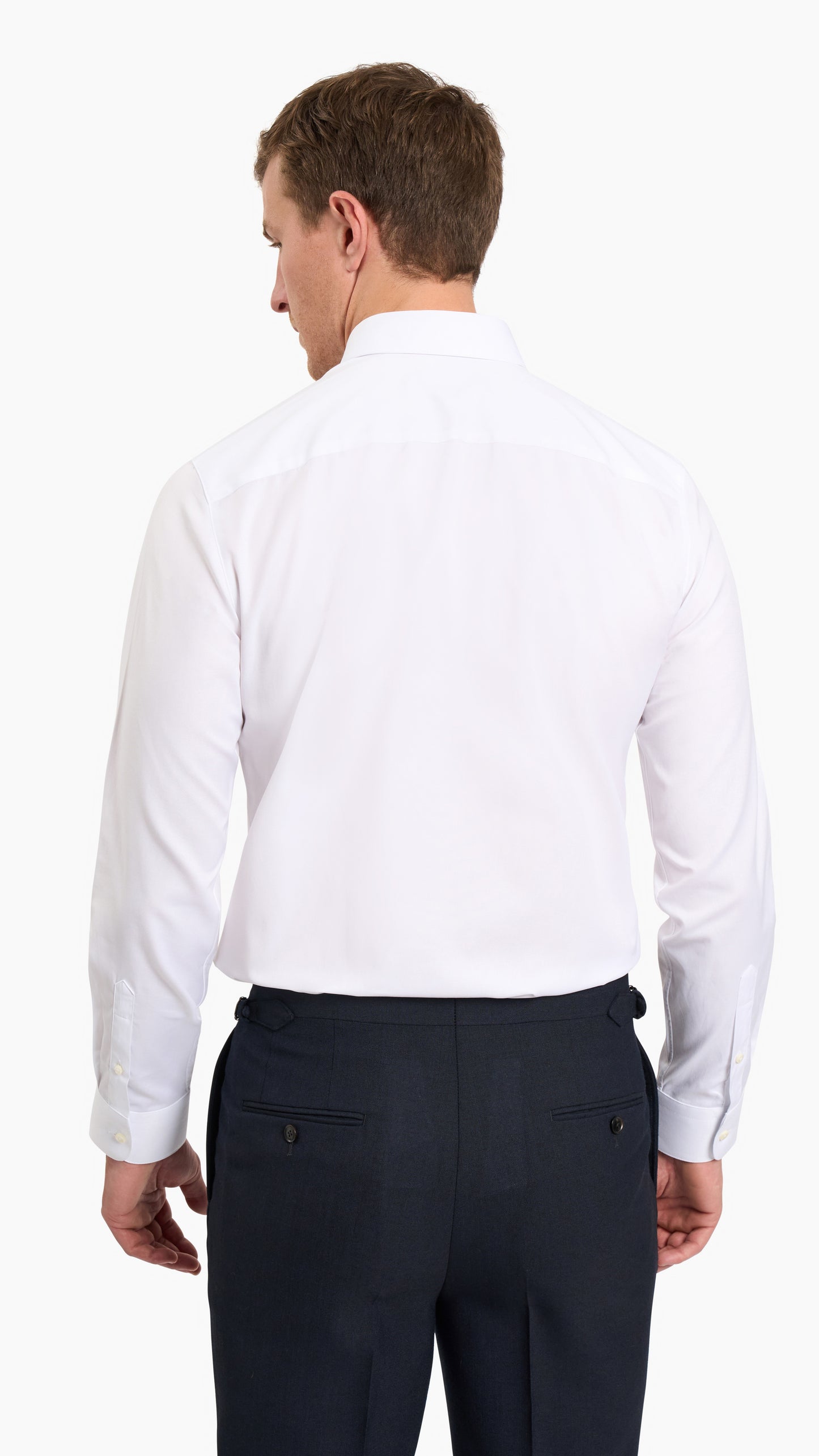 White Birdseye Oxford Shirt