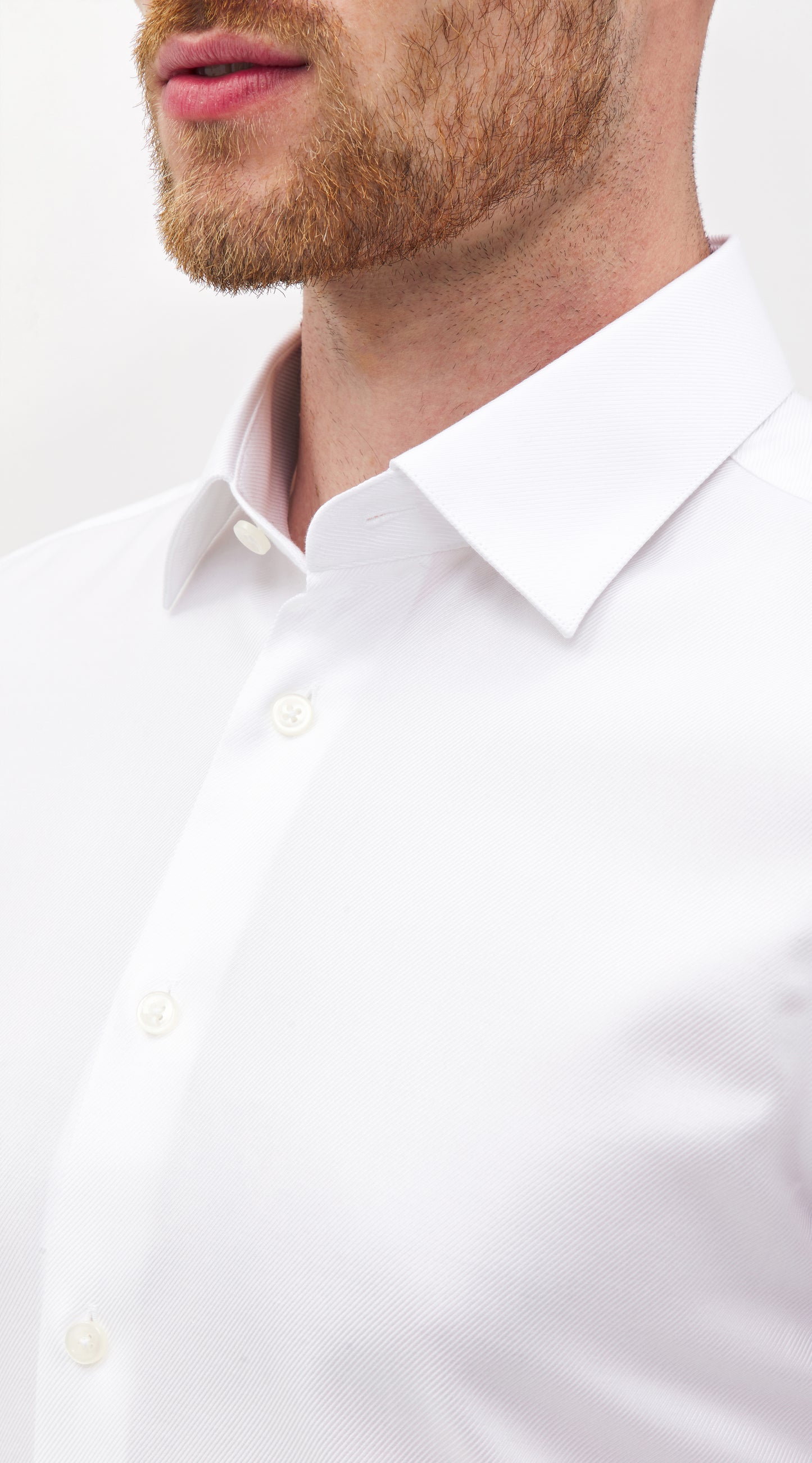 White Medium Twill Custom Shirt