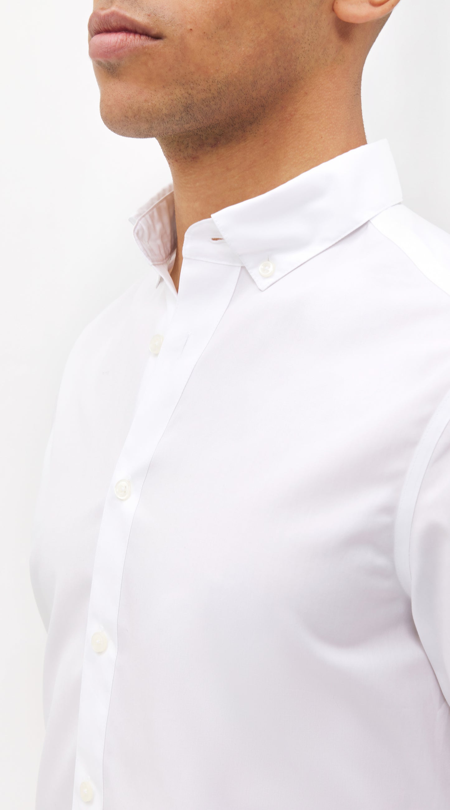 White Poplin Custom Shirt