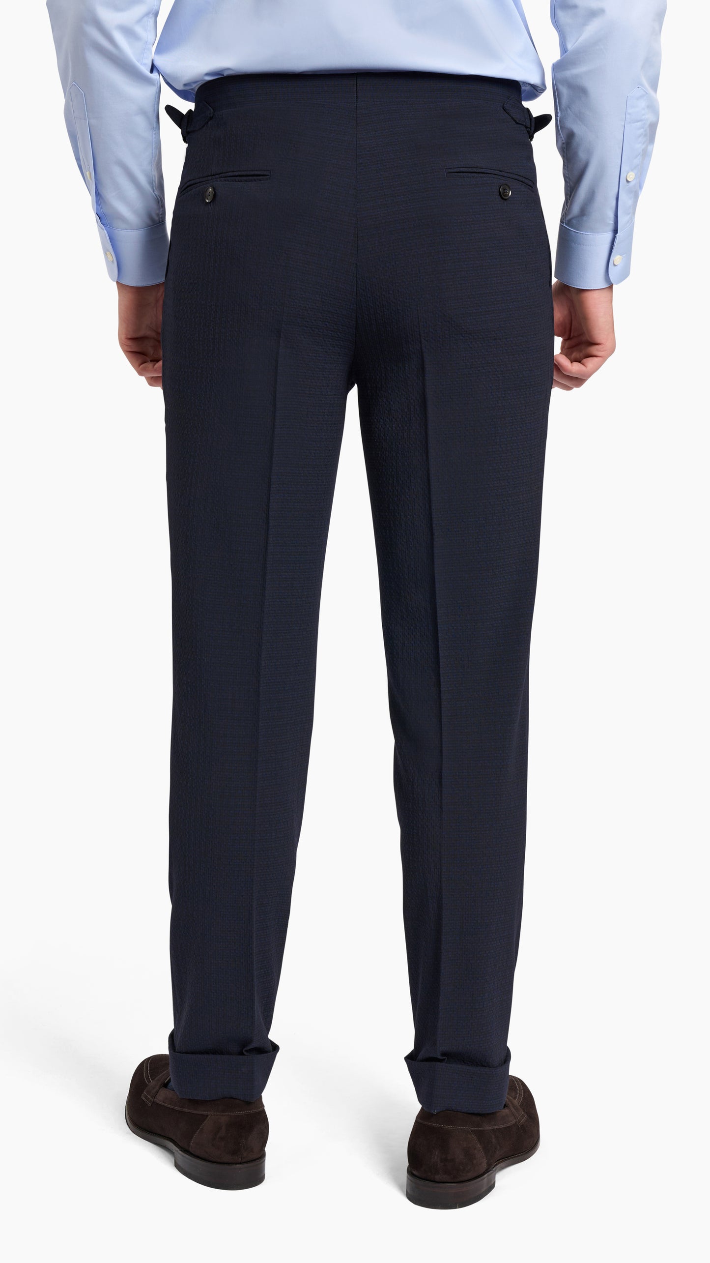 Scabal Navy Seersucker Suit