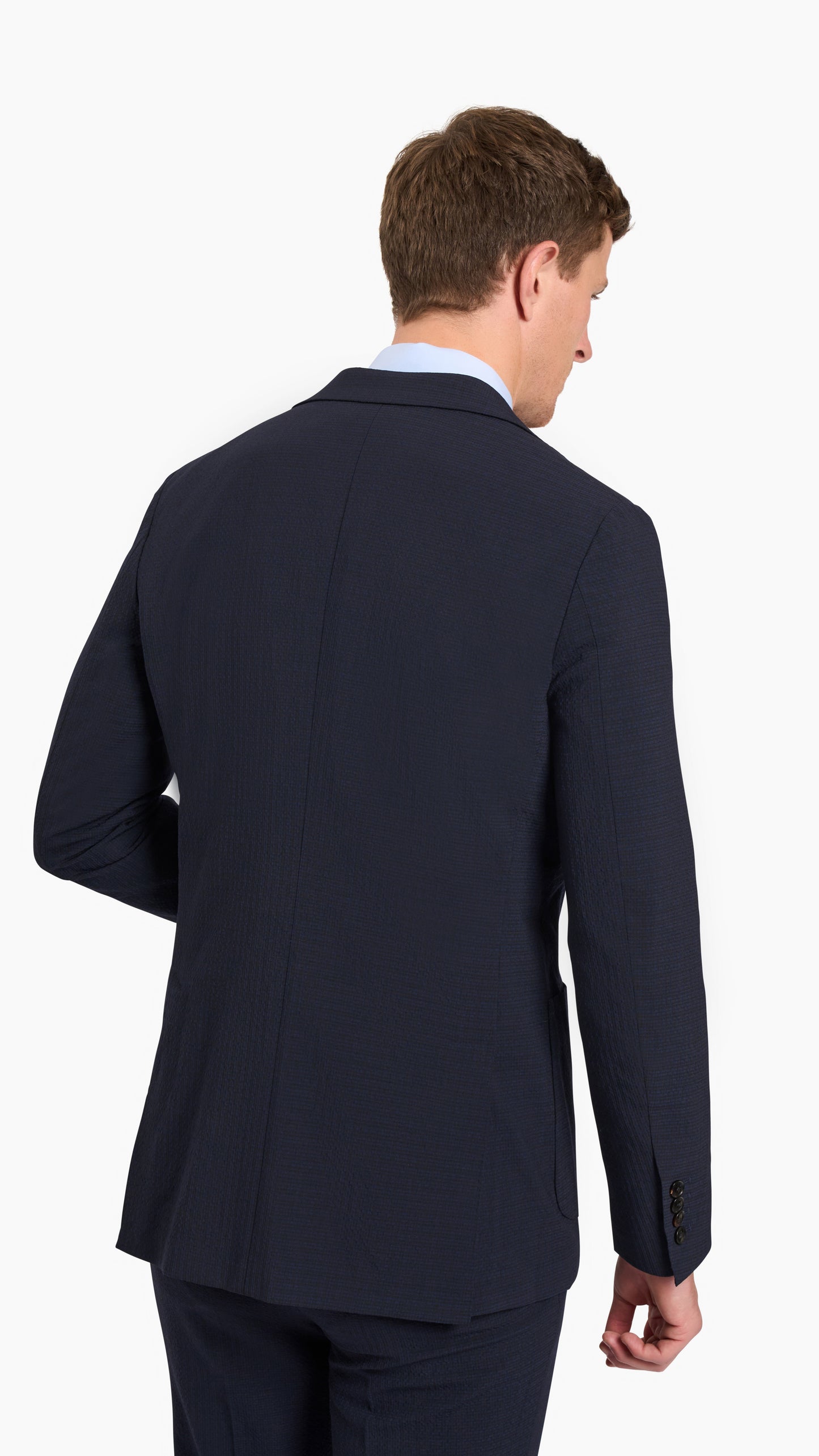 Scabal Navy Seersucker Suit