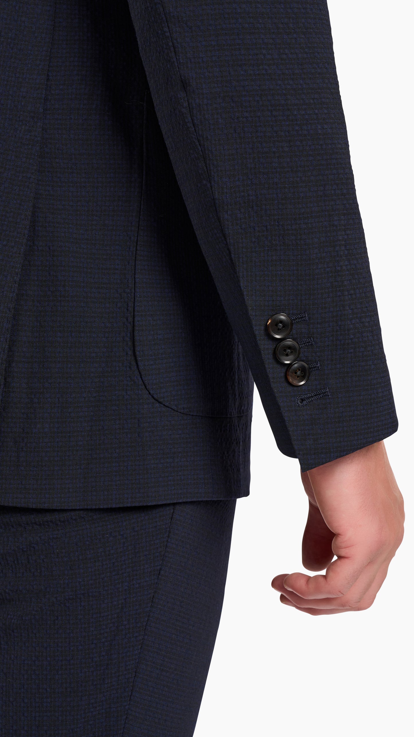 Scabal Navy Seersucker Suit