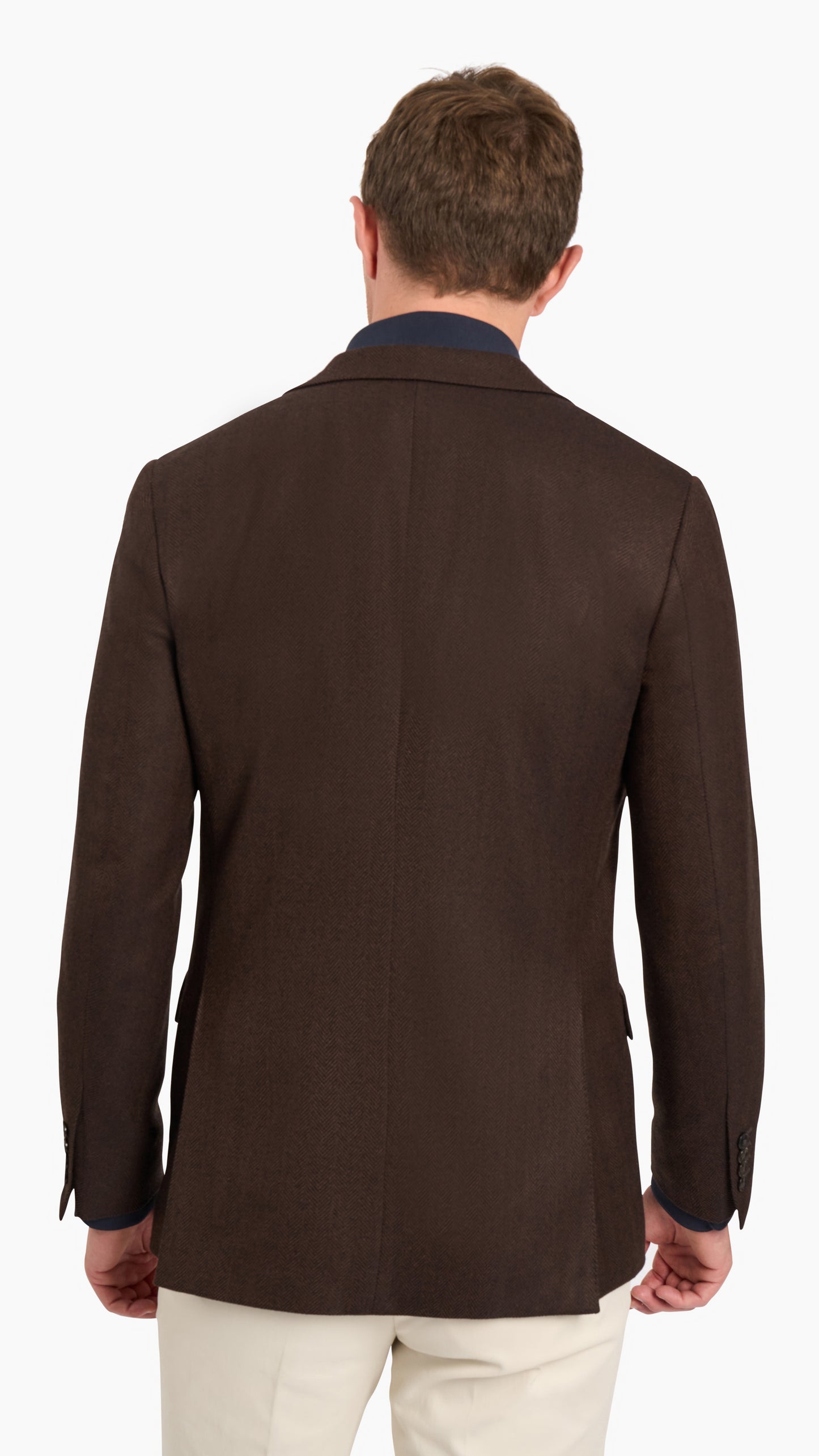 House Brown Herringbone Jacket