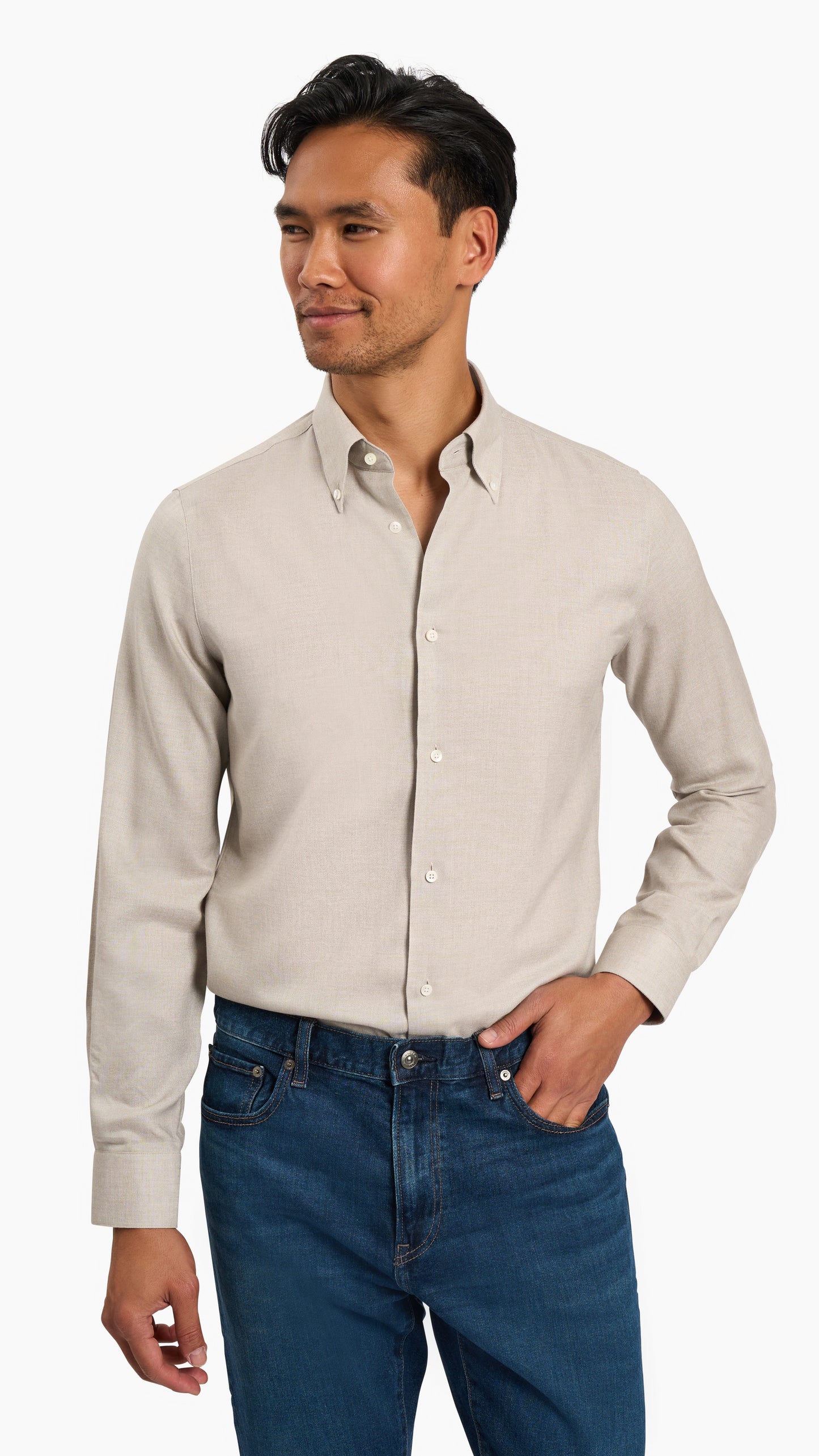 Somelos Light Brown Modal Shirt