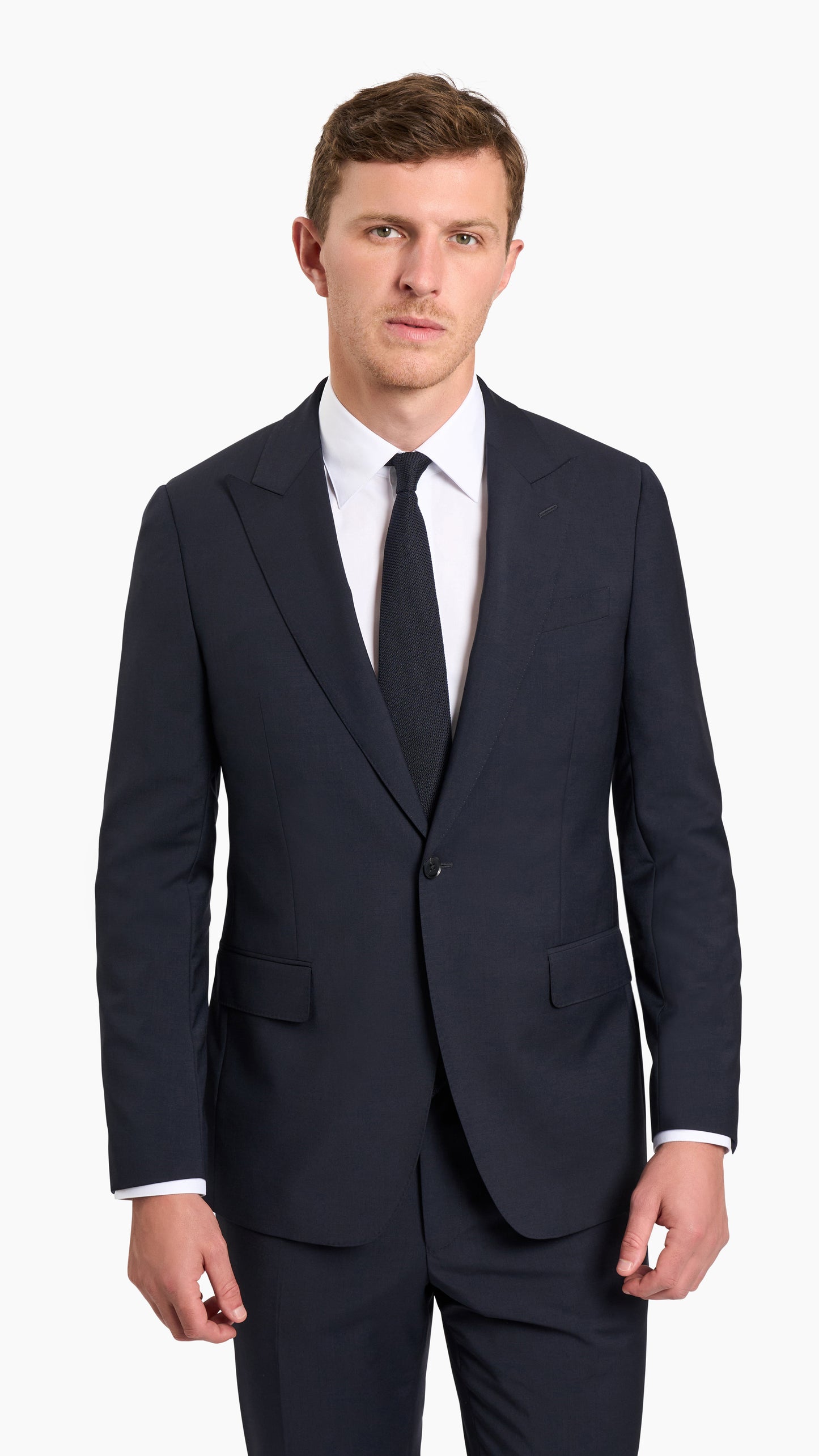 Holland & Sherry Navy Mohair Suit