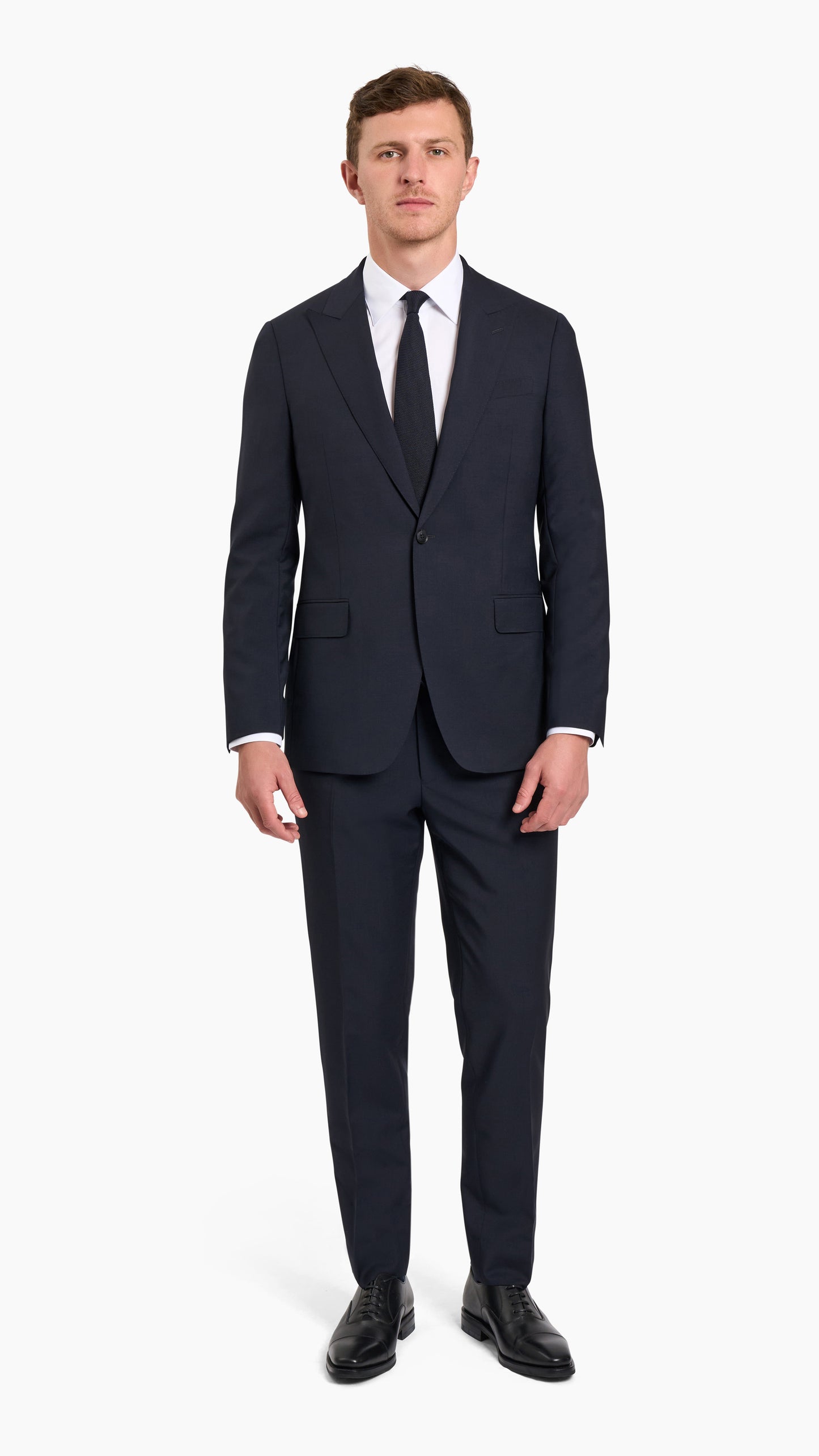 Holland & Sherry Navy Mohair Suit