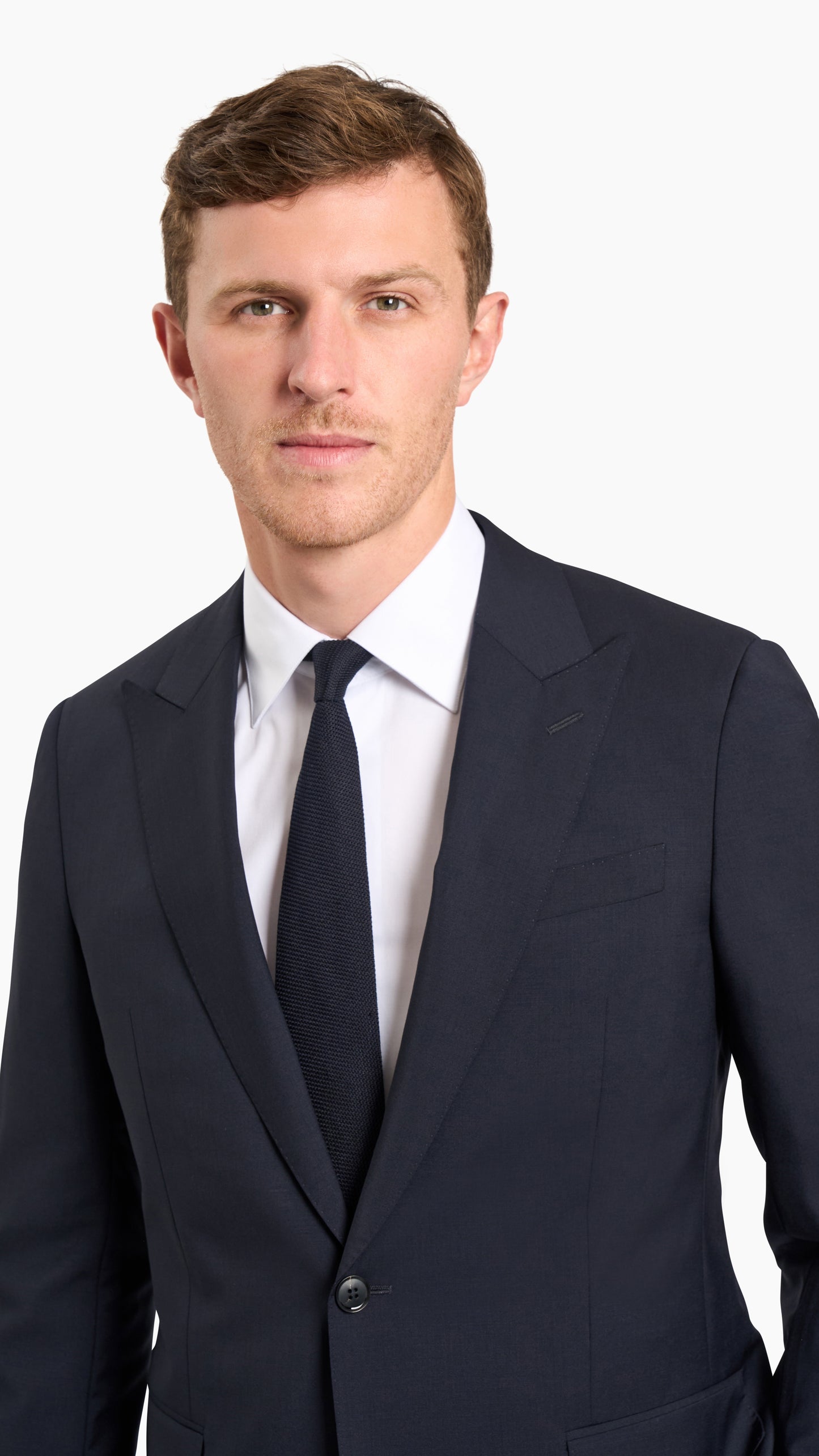 Holland & Sherry Navy Mohair Suit