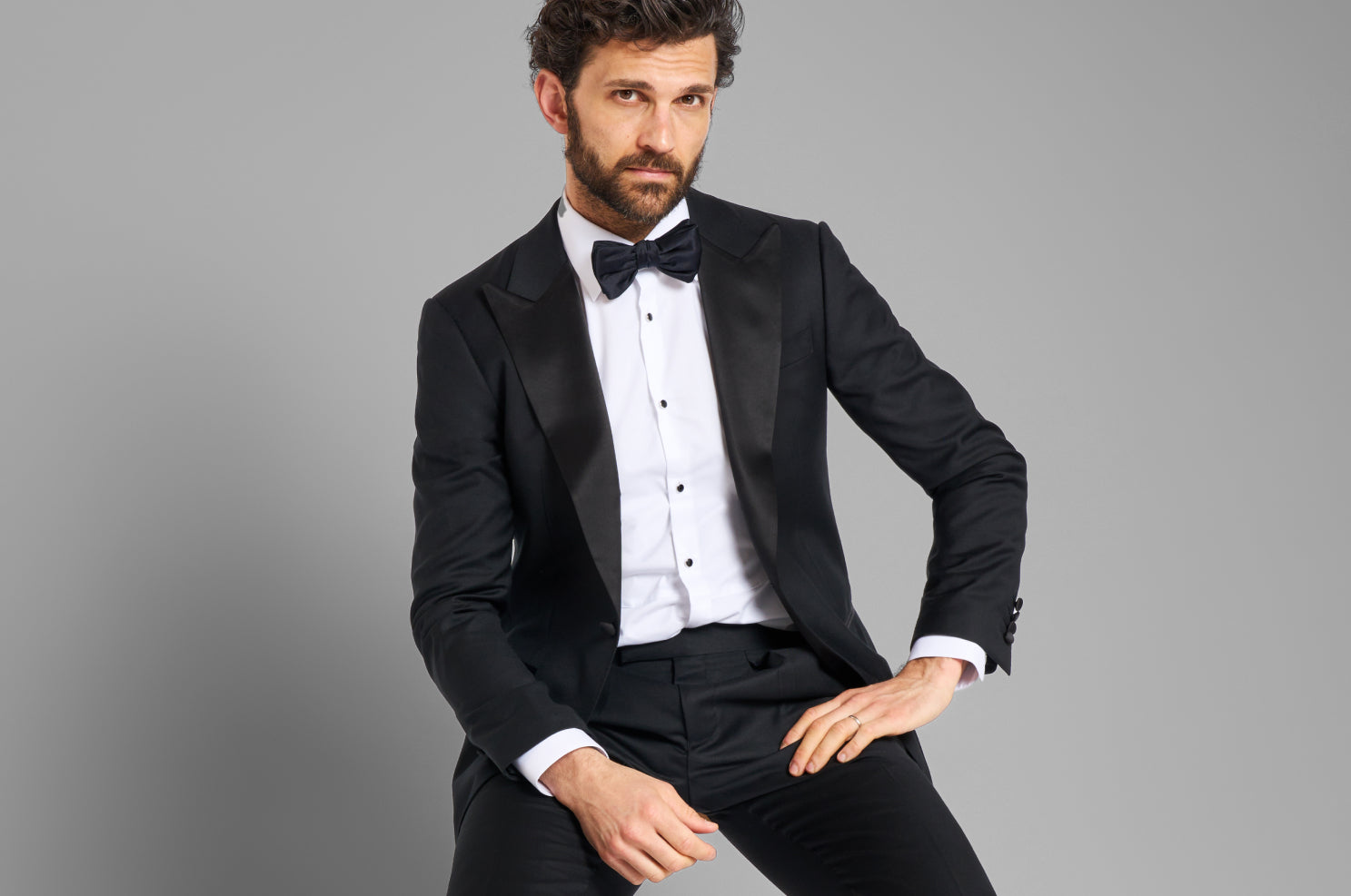 Black dinner suits best sale