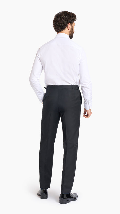 ES Essentials Black Custom Tuxedo Trouser