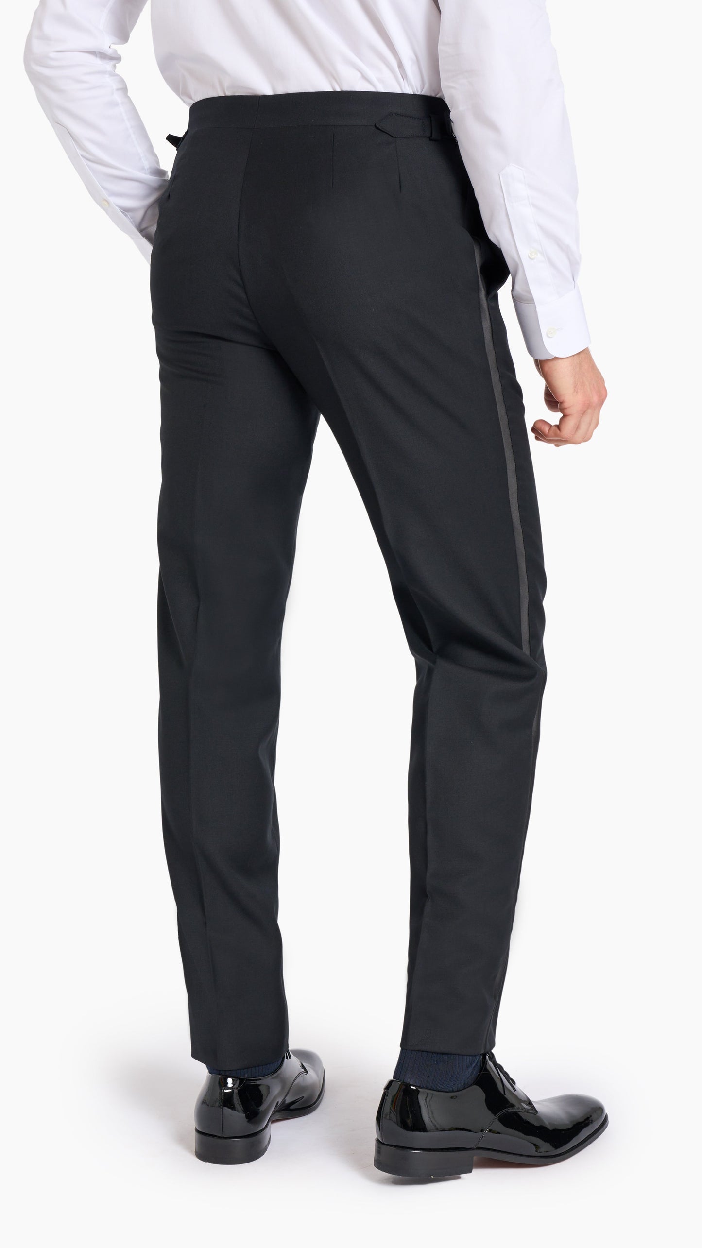 ES Essentials Black Custom Tuxedo Trouser