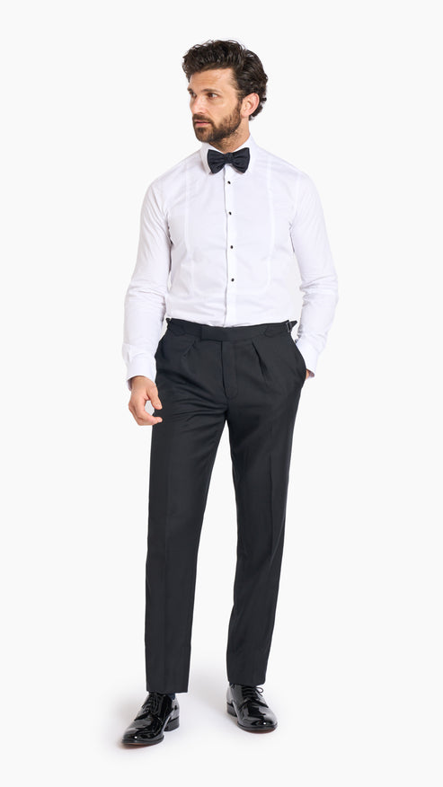 ES Essentials Black Custom Tuxedo Suit