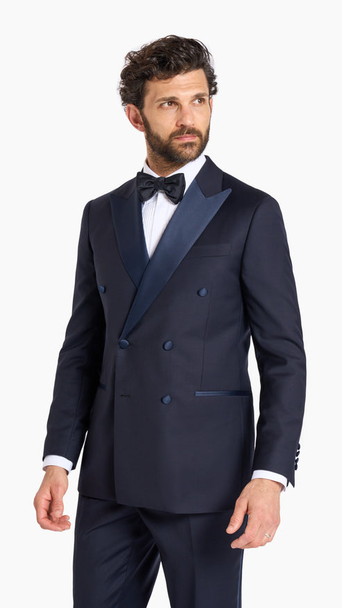 ES Essentials Midnight Blue Custom Tuxedo Suit