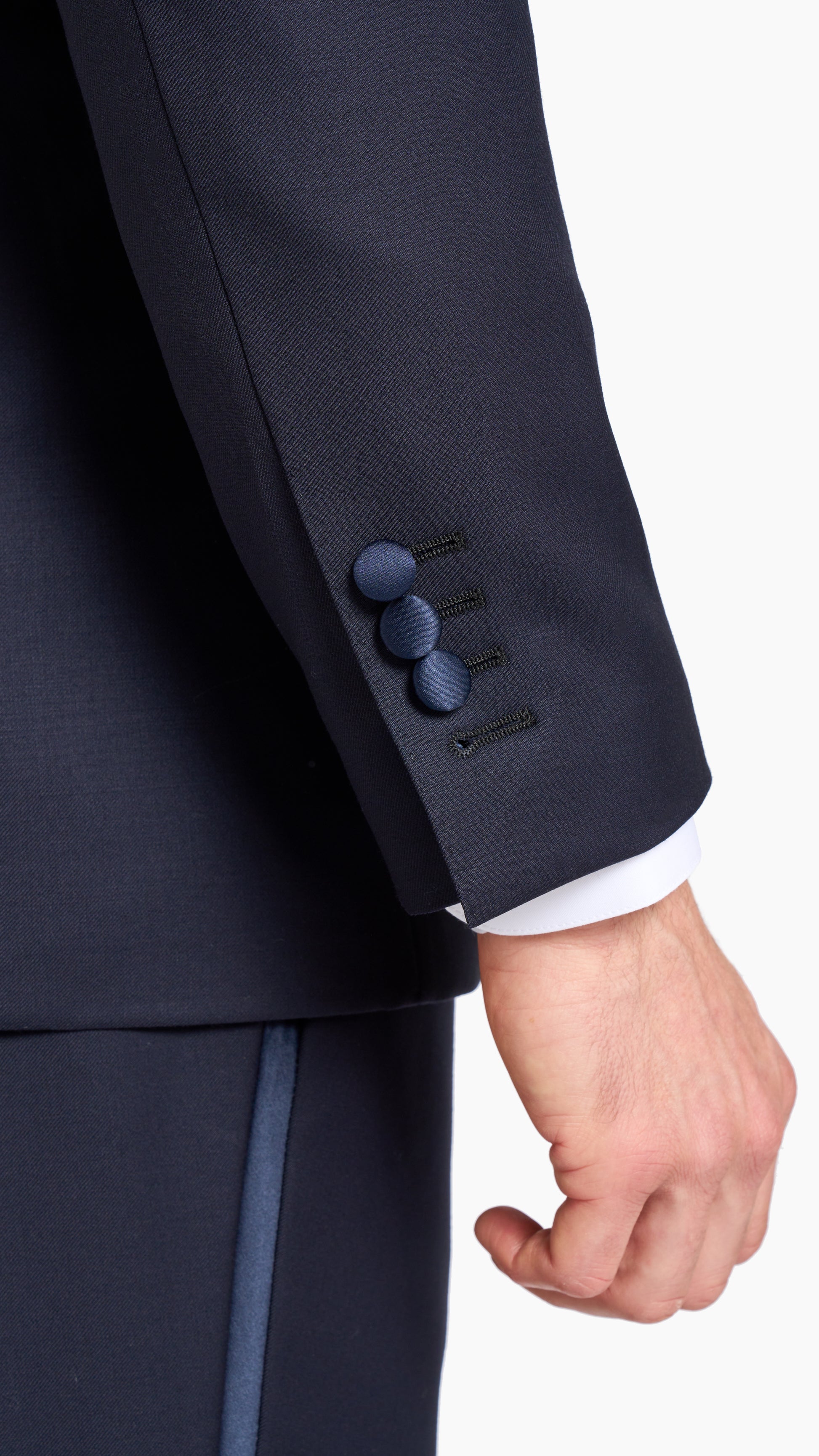 ES Essentials Midnight Blue Custom Tuxedo Suit