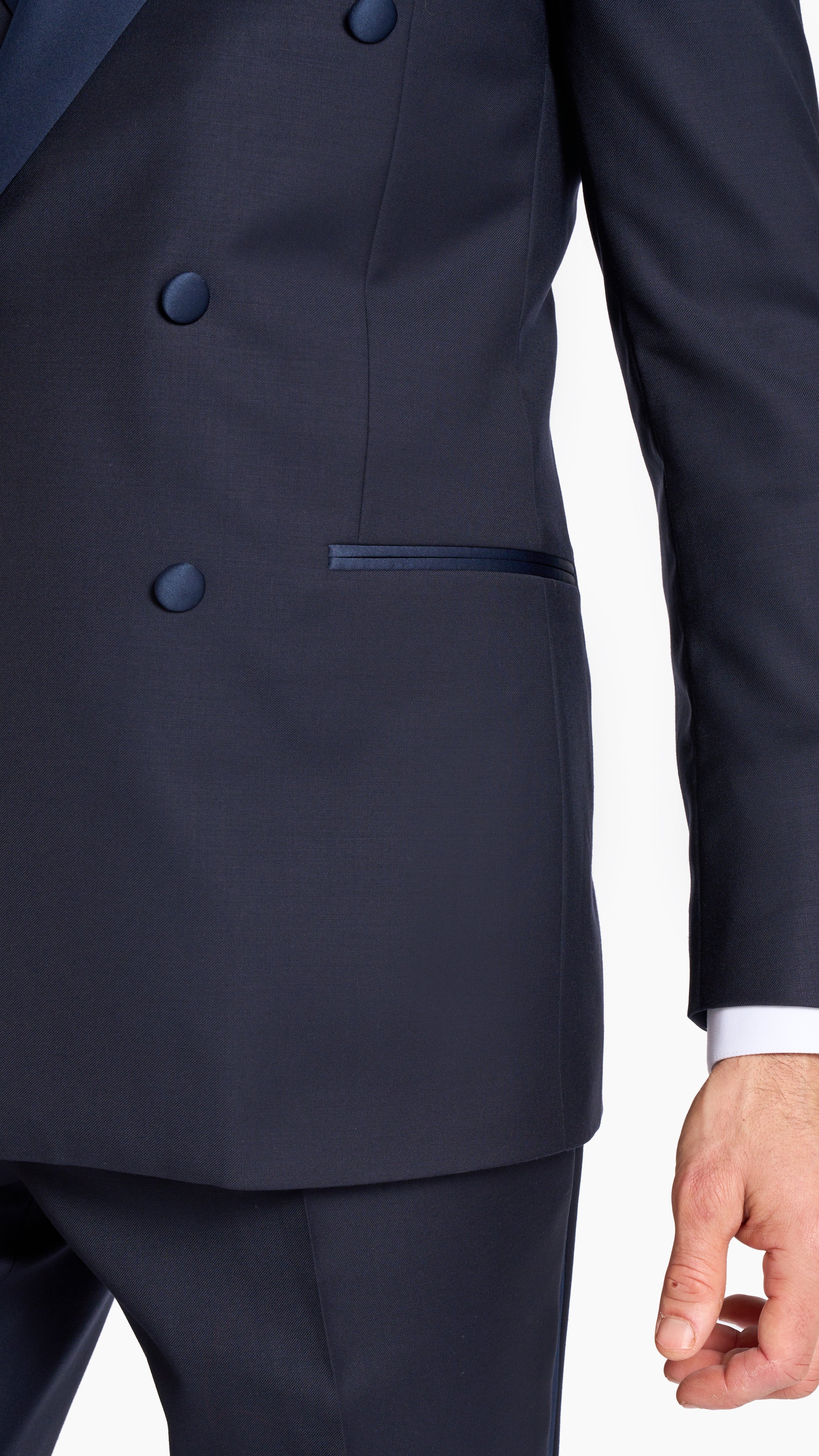 ES Essentials Midnight Blue Custom Tuxedo Suit