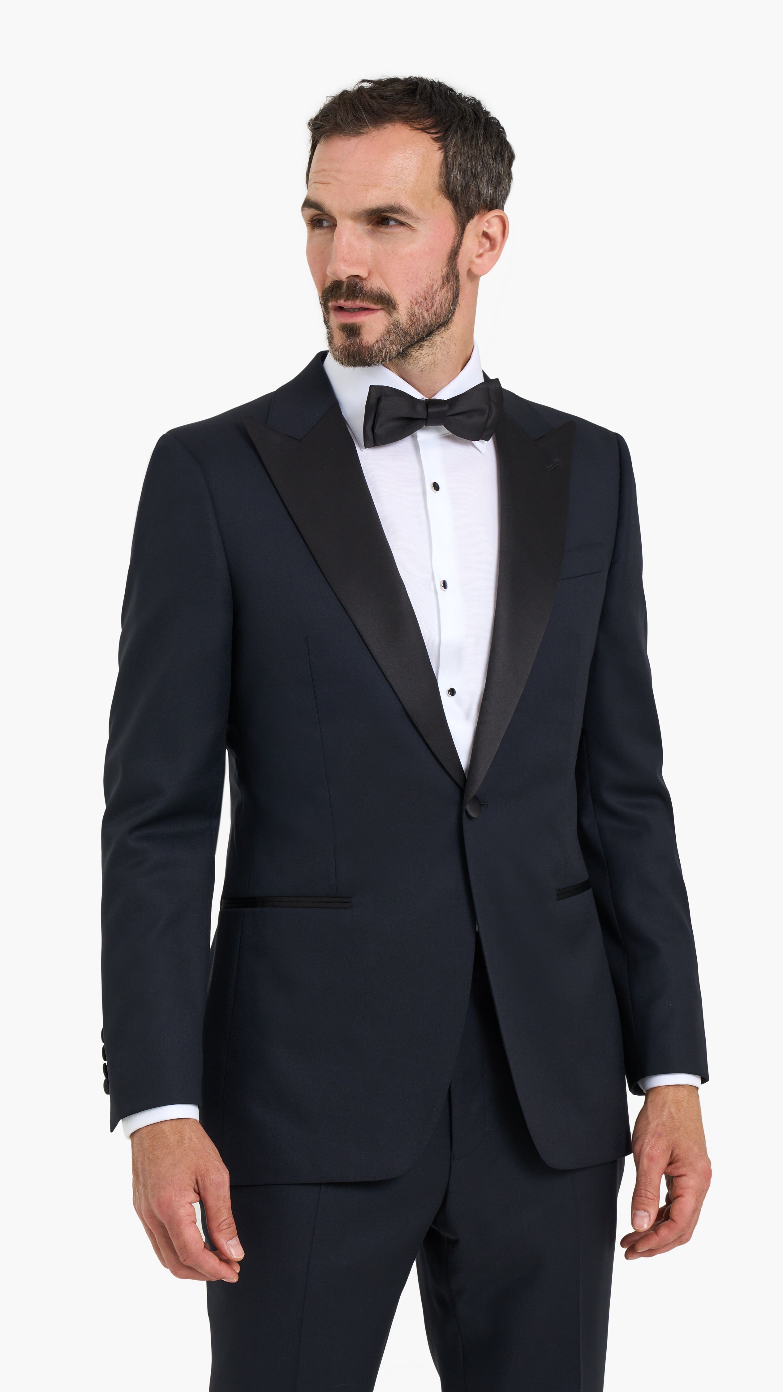 Midnight blue tuxedo suit best sale