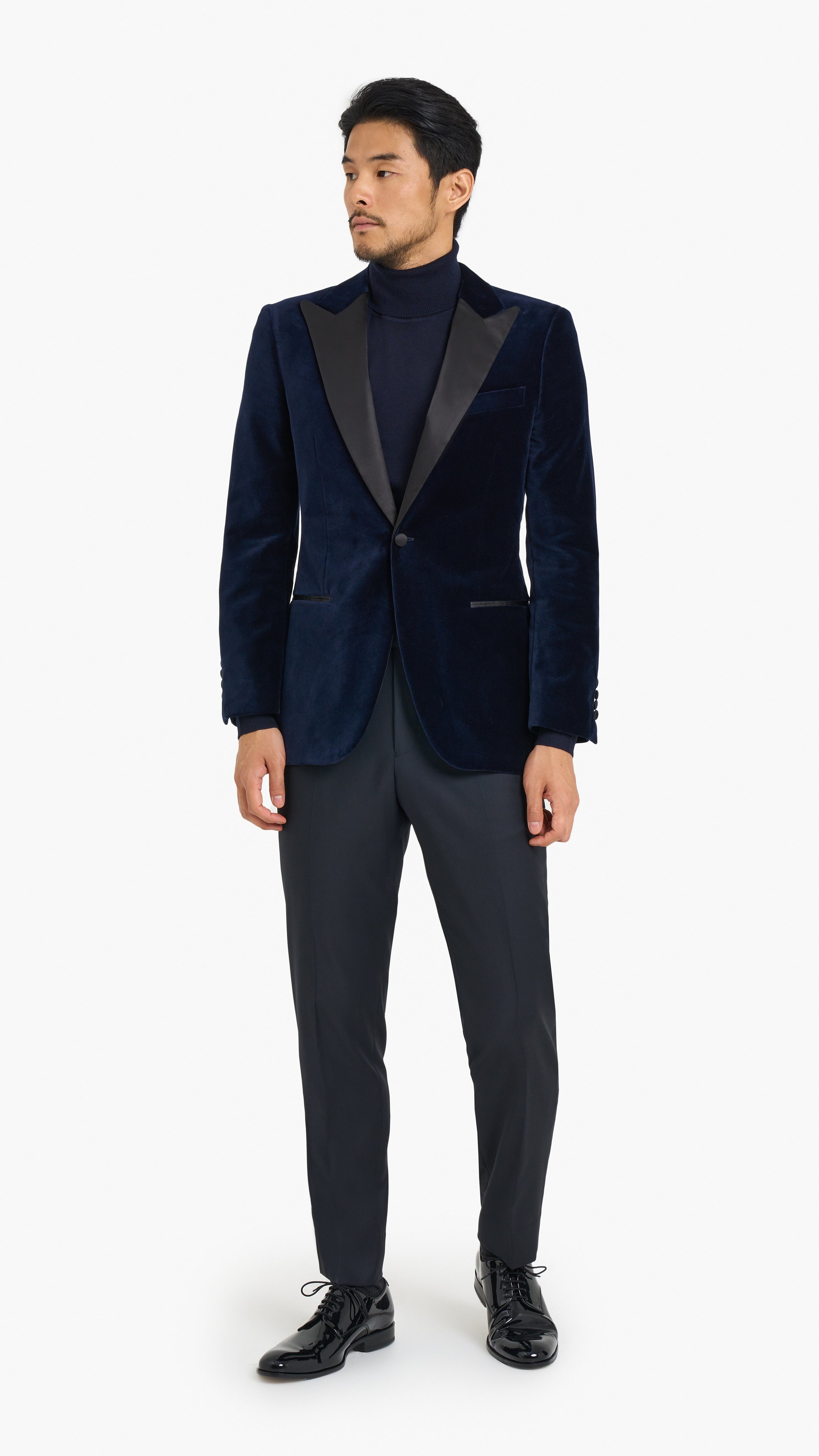 Blue discount velvet jacket