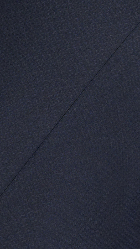 Midnight Blue Nehru Collar Jacket