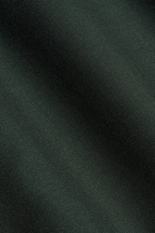 Scabal Dark Green Plain Weave Custom Waistcoat