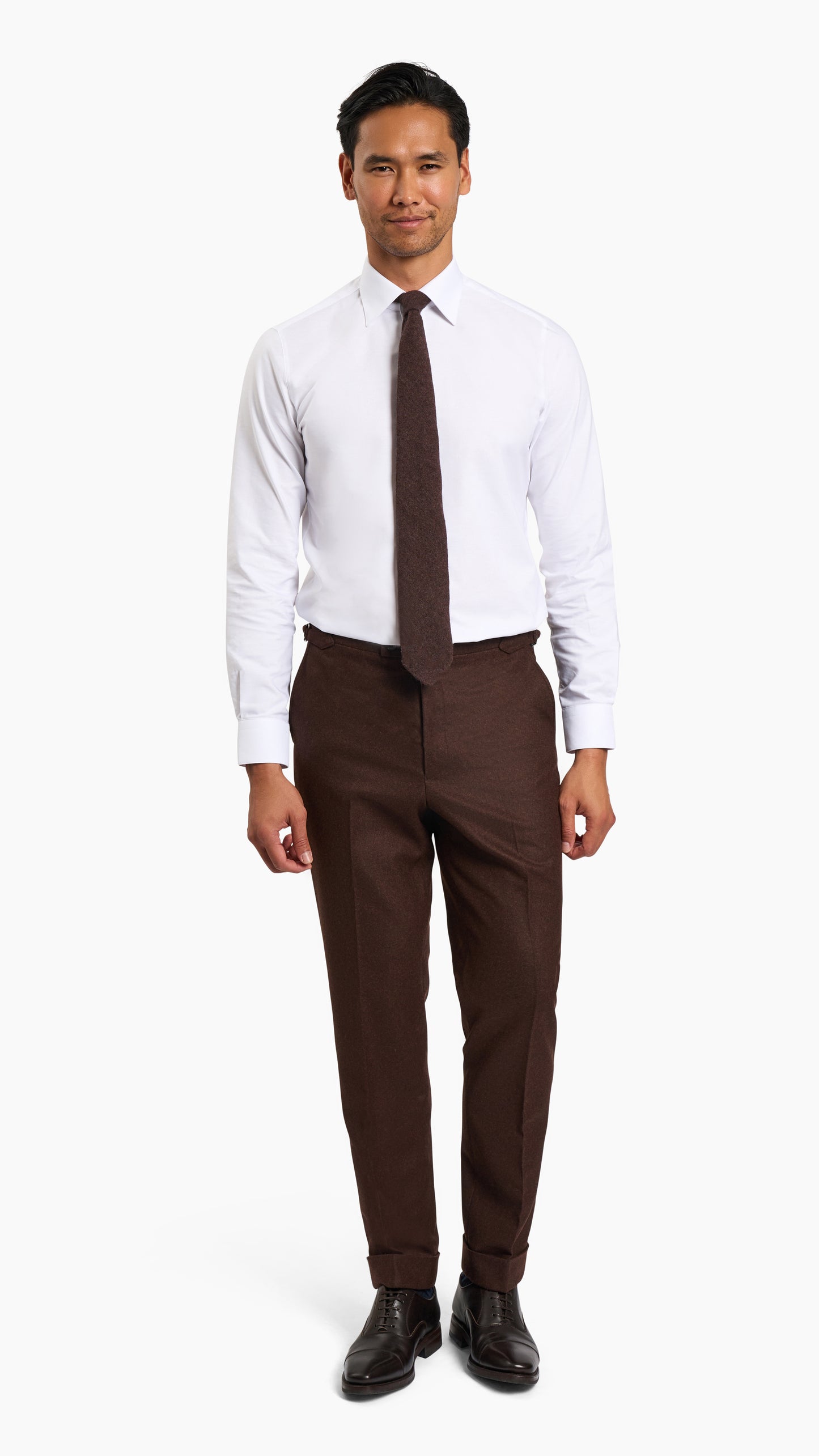 Scabal Rust Flannel Suit