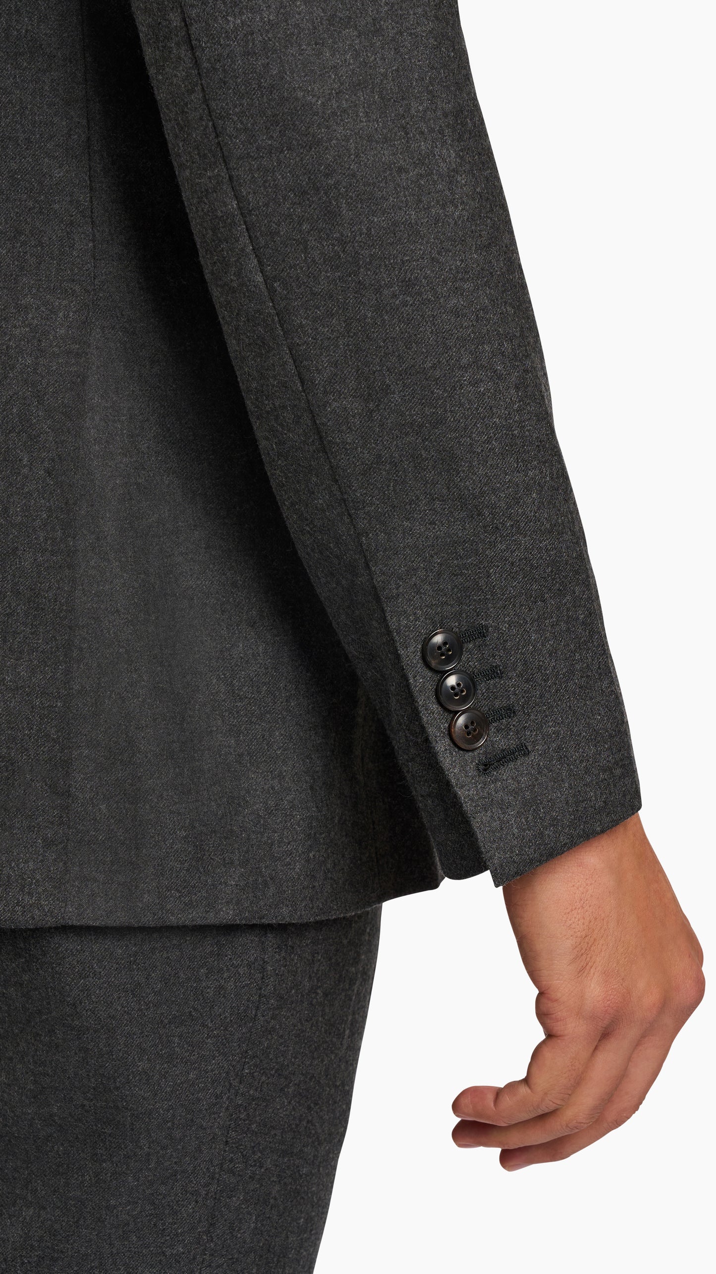 Holland & Sherry Charcoal Flannel Suit