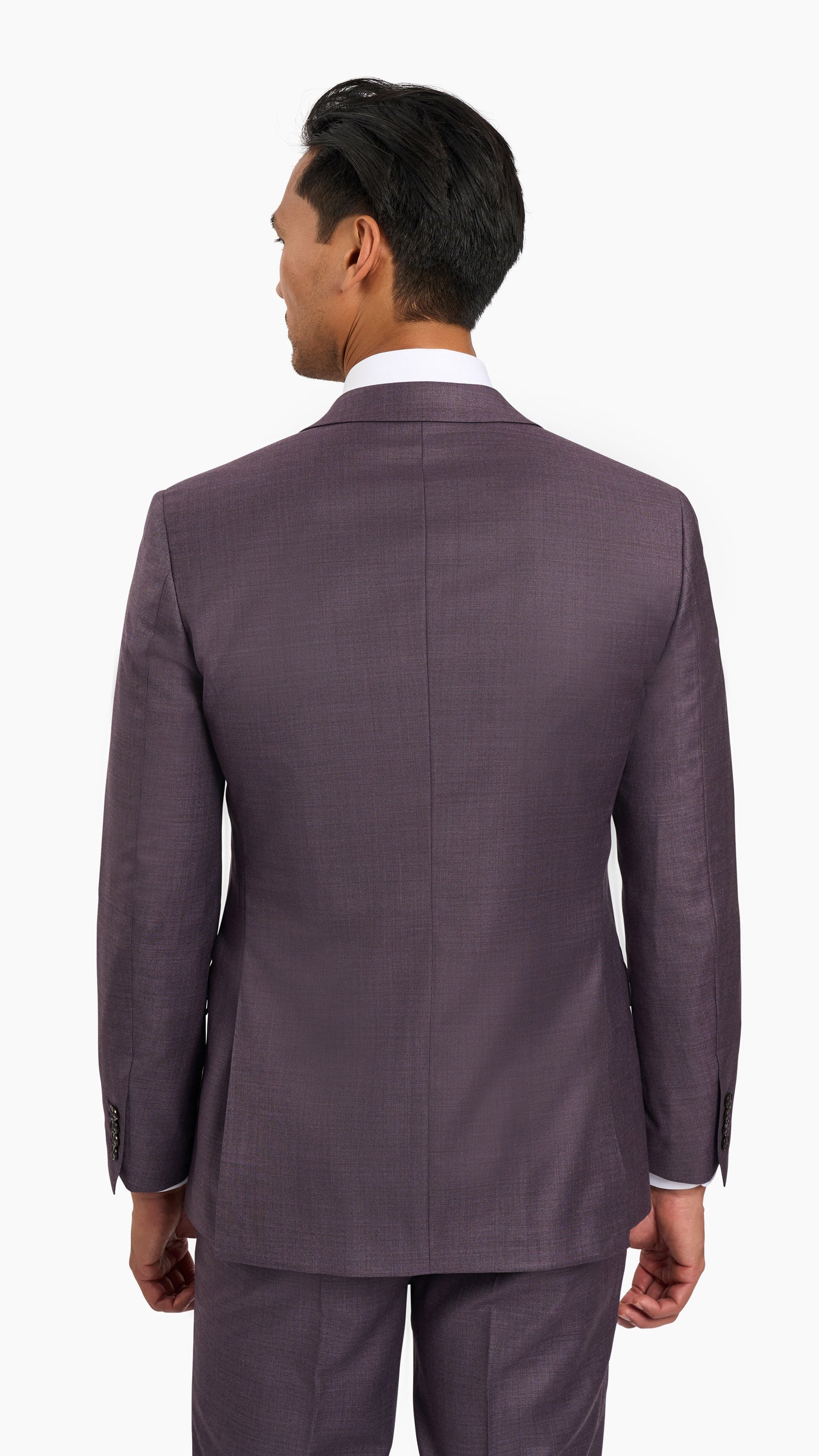 Scabal Burgundy Wool Suit