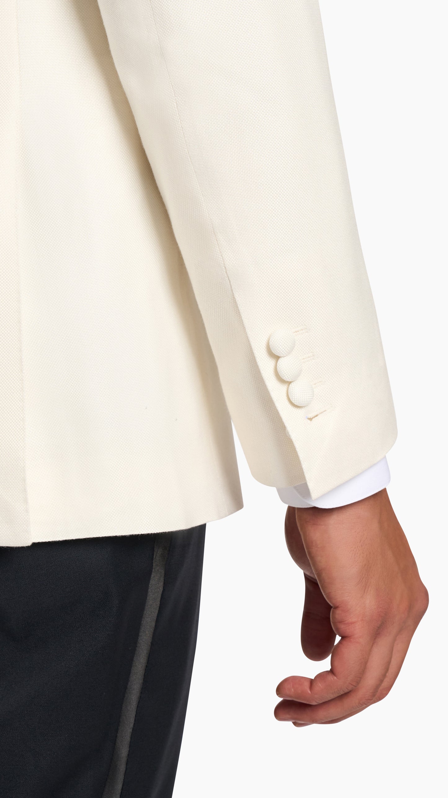 Huddersfield Bamboo White Dinner Jacket