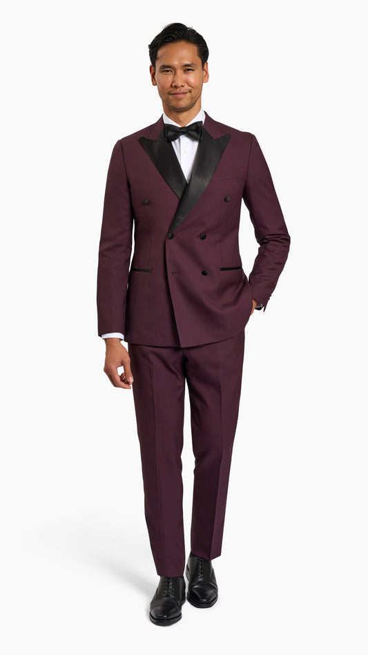 Scabal Burgundy Tuxedo