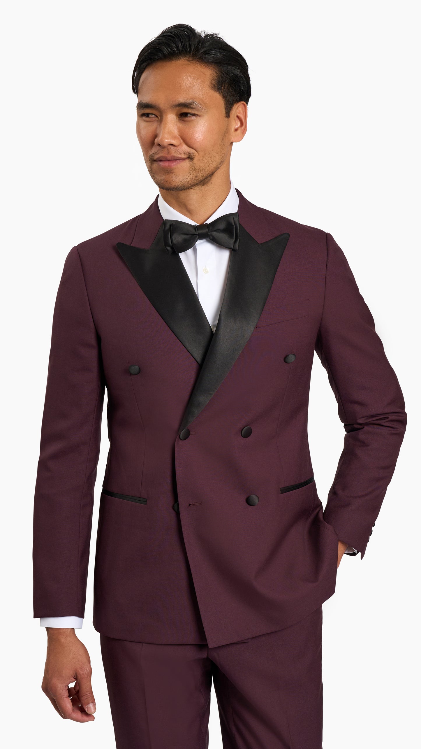 Scabal Burgundy Tuxedo