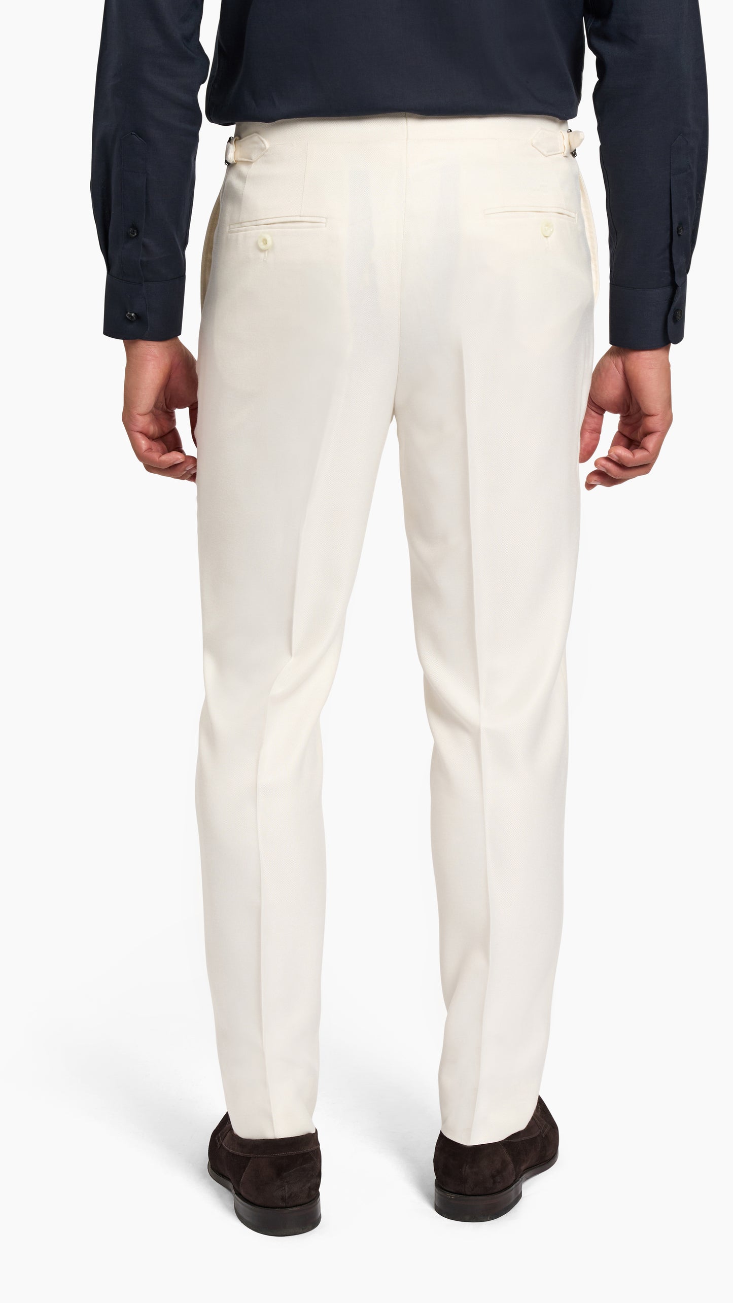 Huddersfield Bamboo White Tuxedo Jacket