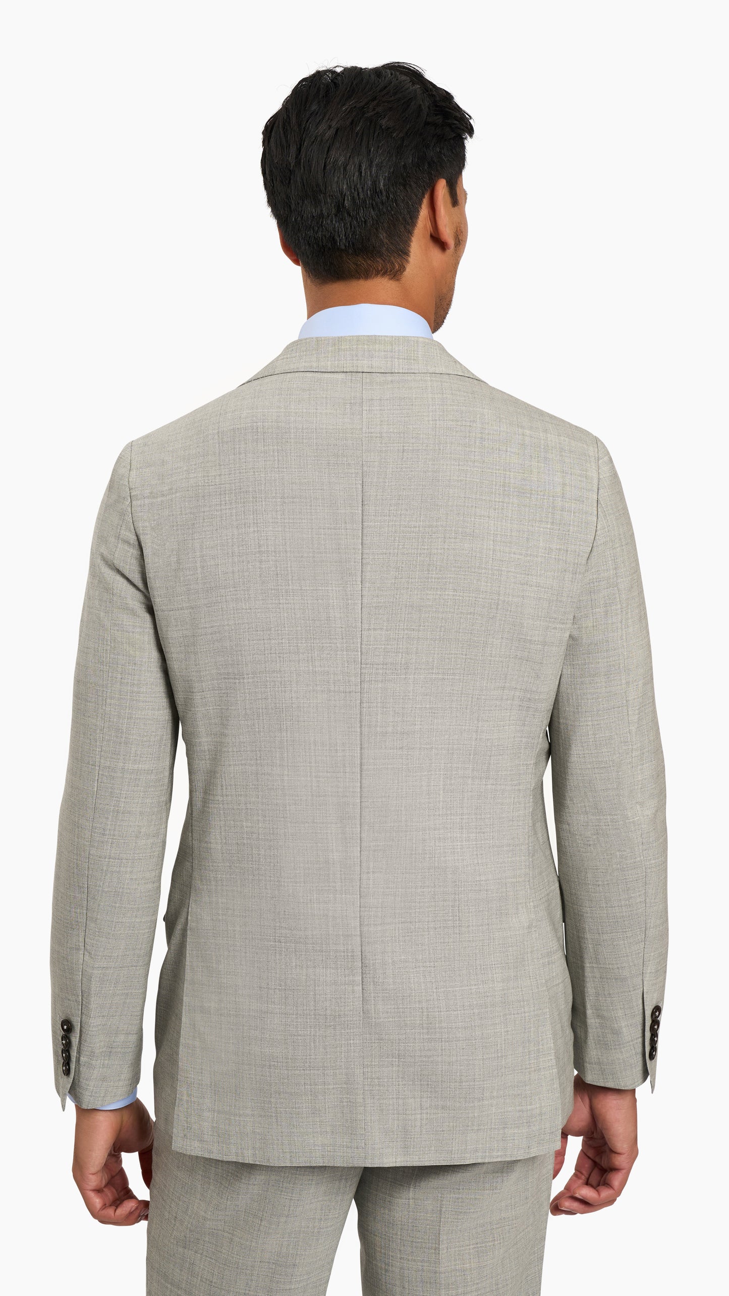 Huddersfield Light Grey Wool Suit