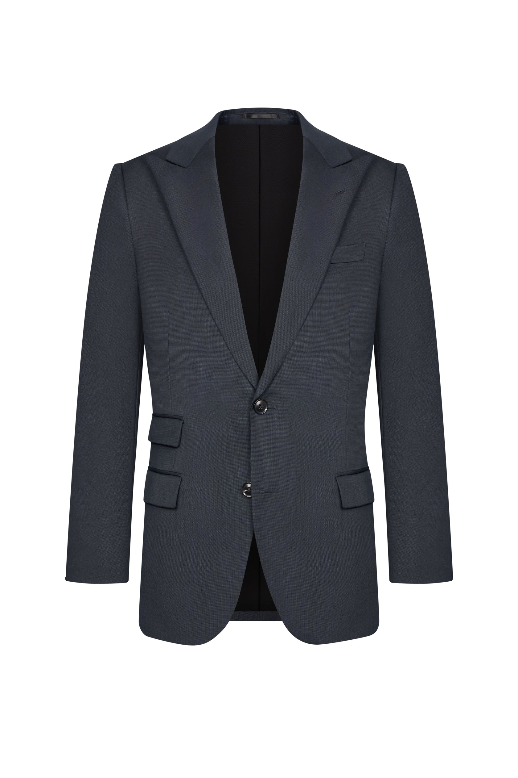 Reda Midnight Blue Nailhead Custom Suit - Edit Suits Co.