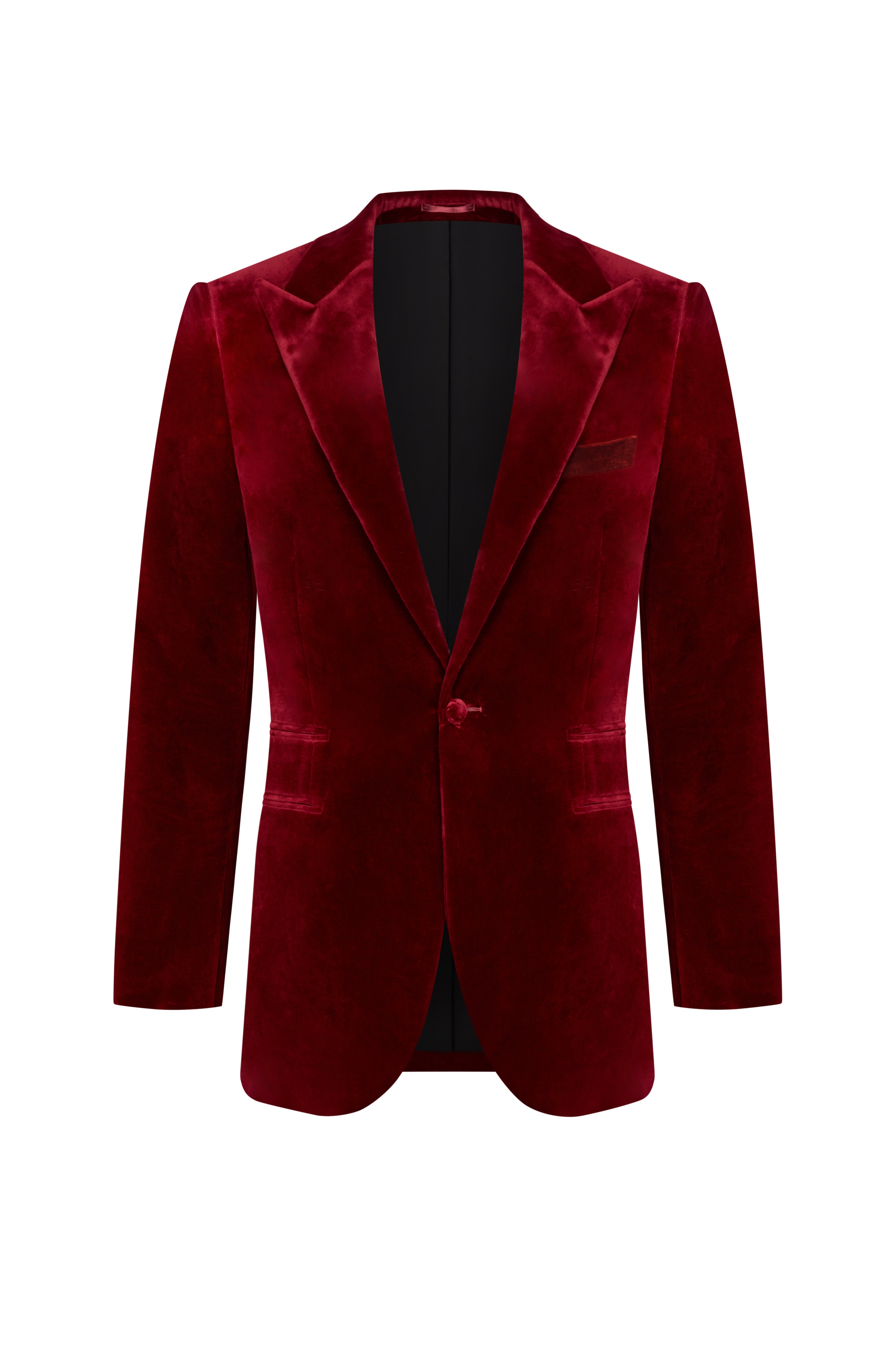 Mens red clearance velvet tuxedo jacket